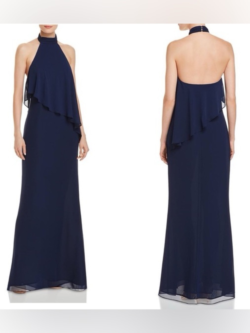 LAUNDRY | WOMENS HALTER SLEEVELESS GOWN SZ 4 NWT!